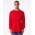 Cotton Long Sleeve Fine Jersey Tee - Red