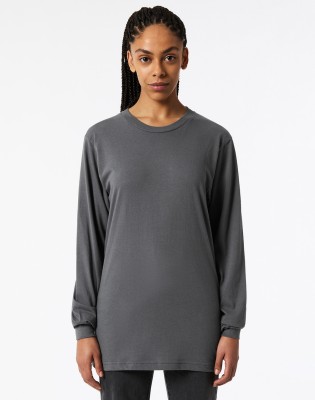 Cotton Long Sleeve Fine Jersey Tee
