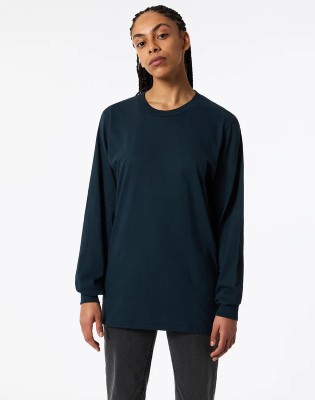 Cotton Long Sleeve Fine Jersey Tee