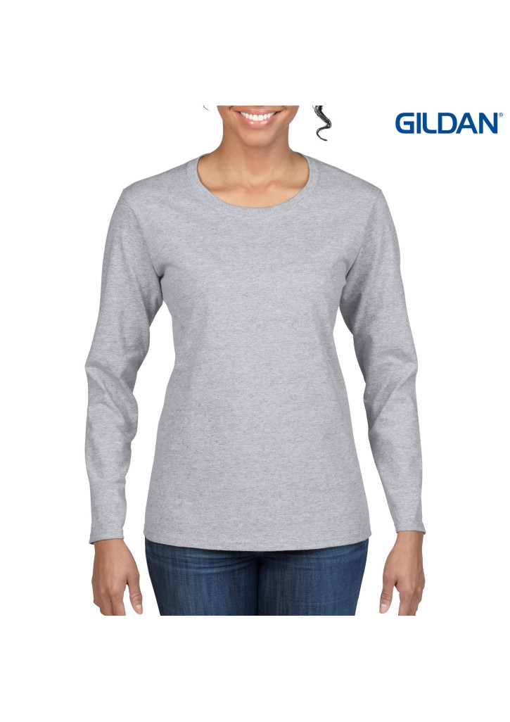 Gildan Heavy Cotton Ladies Long Sleeve T-Shirt