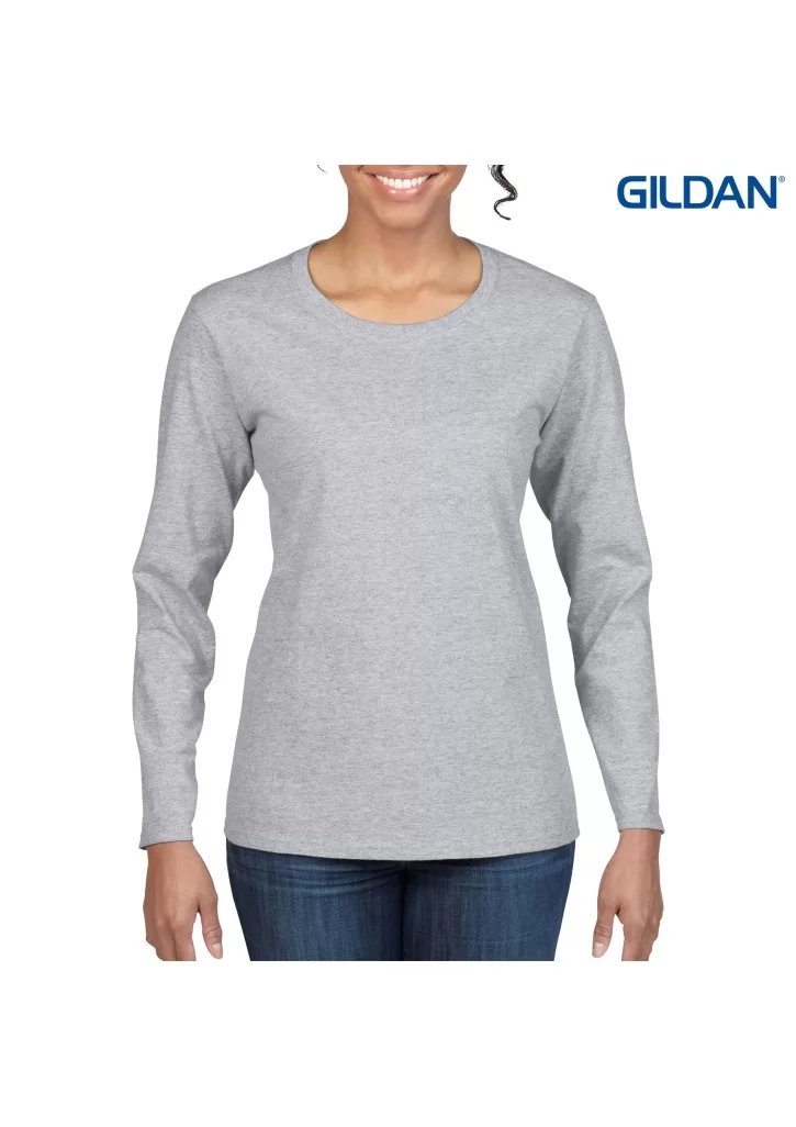 Gildan Heavy Cotton Ladies Long Sleeve T-Shirt