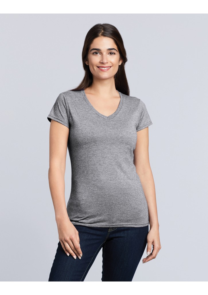 Gildan Softstyle Ladies V-Neck T-Shirt
