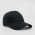 6 Panel Brushed Cotton - Black