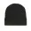 Cuffed Knitted Beanie - Black