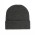 Cuffed Knitted Beanie - Charcoal Melange