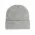 Cuffed Knitted Beanie - Grey Melange