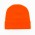 Cuffed Knitted Beanie - Fluro Orange