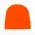 Cuffed Knitted Beanie - Fluro Orange