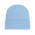 Cuffed Knitted Beanie - Sky