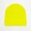 Cuffed Knitted Beanie - Fluro Yellow