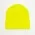 Cuffed Knitted Beanie - Fluro Yellow
