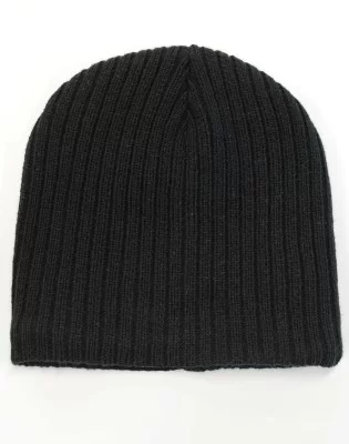 Cable Knit Fleece Beanie