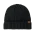 Rib Knitted Cuffed Beanie - Charcoal