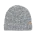 Rib Knitted Cuffed Beanie - Grey Melange