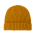 Rib Knitted Cuffed Beanie - Mustard