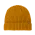 Rib Knitted Cuffed Beanie - Mustard
