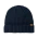 Rib Knitted Cuffed Beanie - Navy