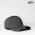 UFlex Adults Pro Style 6 Panel Fitted - Charcoal Melange
