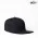 U15604 UFlex Flat Peak 6 Panel Fitted - Black