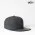 U15604 UFlex Flat Peak 6 Panel Fitted - Charcoal Melange