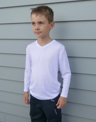 Workguard Youth Longsleeve V Neck Thermal