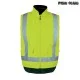 Workguard Reversible Fleece Lined Safety Vest Day/Night Workguard Reversible Fleece Lined Safety Vest Day/Night