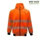 Work-Guard Recycled Hi Vis Day/Night Zipped Hoodie