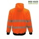 Work-Guard Recycled Hi Vis Day/Night Zipped Hoodie