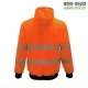Work-Guard Recycled Hi Vis Day/Night Zipped Hoodie
