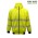 Work-Guard Recycled Hi Vis Day/Night Zipped Hoodie - Safety Yellow