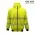 Work-Guard Recycled Hi Vis Day/Night Zipped Hoodie - Safety Yellow