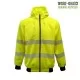 Work-Guard Recycled Hi Vis Day/Night Zipped Hoodie