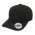 UFlex High Profile 5 Panel Snap Back - Black