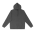 Ladies Broad Hoodie - Heather Dark Grey