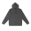 Ladies Broad Hoodie - Heather Dark Grey