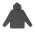 Youth Broad Hoodie - Heather Dark Grey