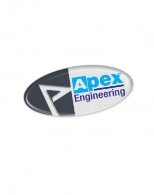 Resin Coated Labels 55 x 24mm - Oval