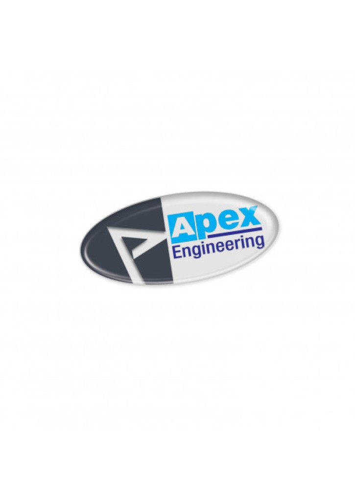 Resin Coated Labels 55 x 24mm - Oval
