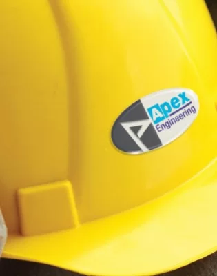 Resin Coated Labels 55 x 24mm - Oval