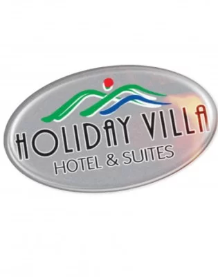 Resin Coated Labels 74 x 43mm Oval