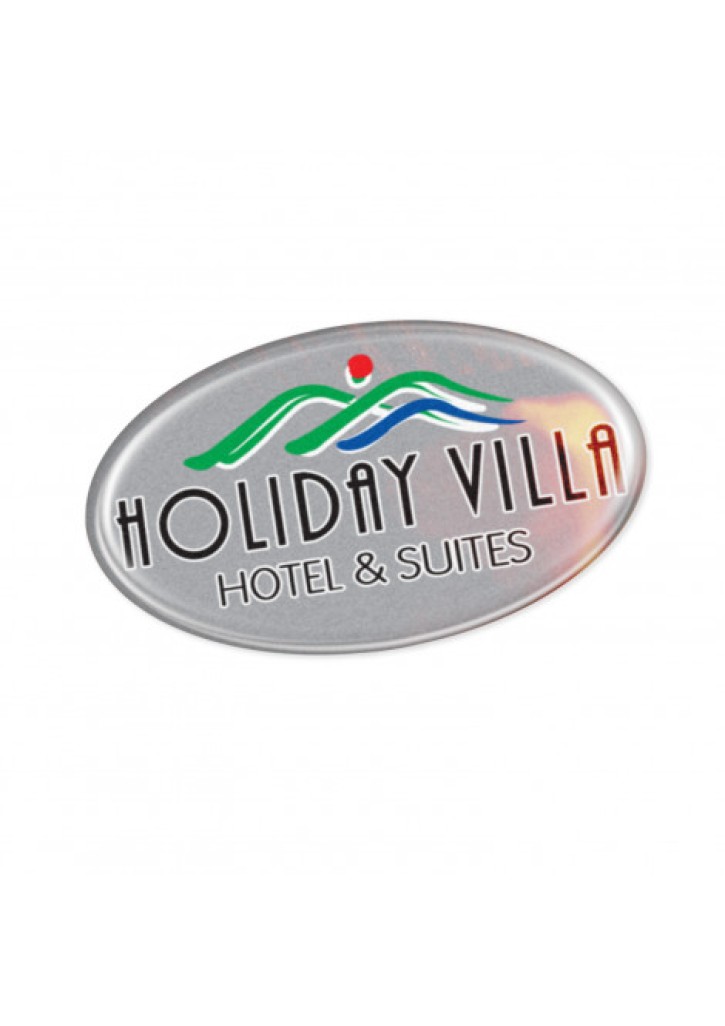 Resin Coated Labels 74 x 43mm Oval