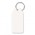 Budget Key Ring - White