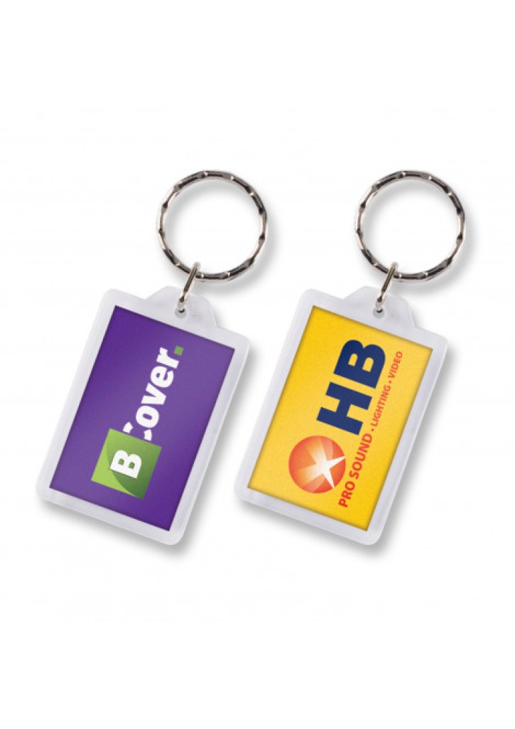 Lens Key Ring - Rectangle