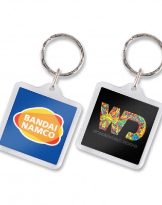 Lens Key Ring - Square