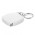 Tape Measure Key Ring - White