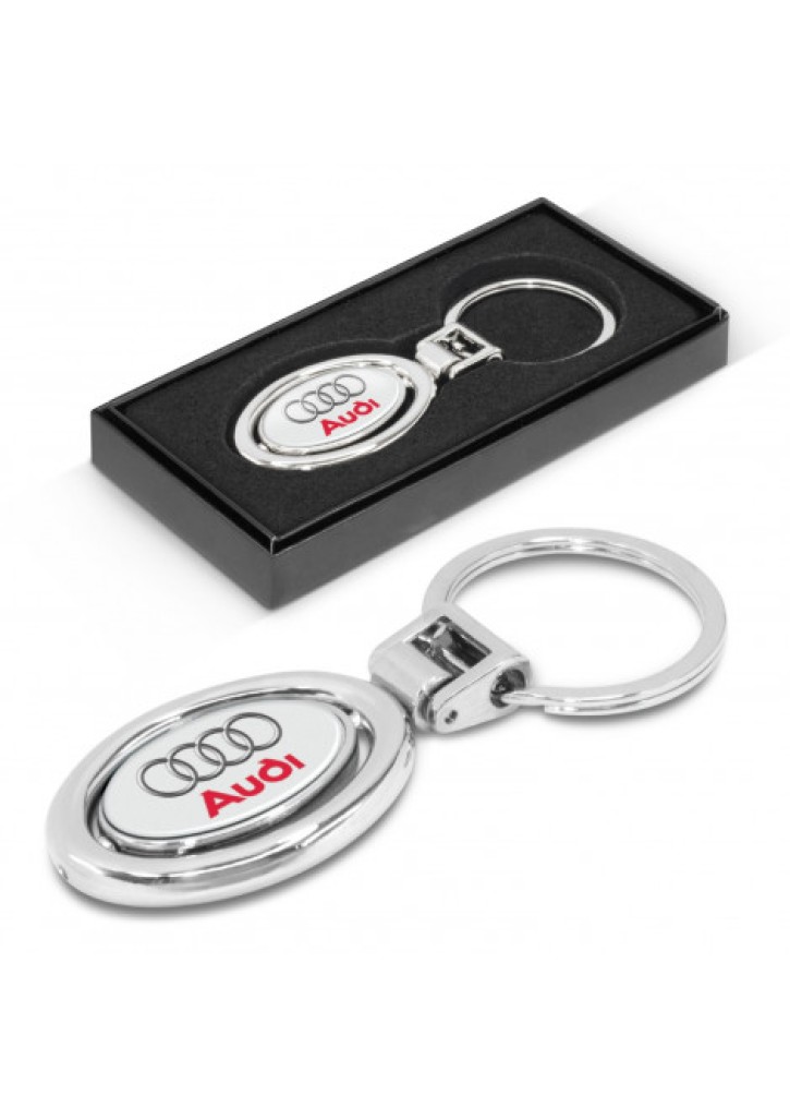 Spinning Metal Key Ring