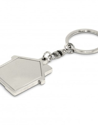 House Metal Key Ring