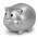 Piggy Bank - Silver