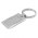 Wave Metal Key Ring - Shiny Chrome