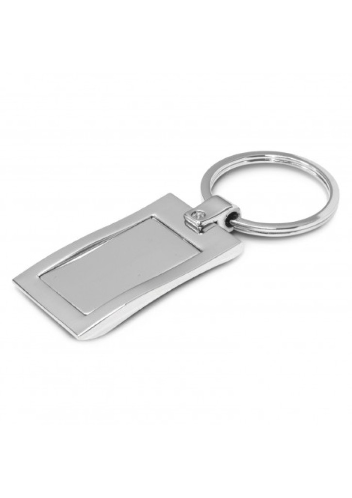 Wave Metal Key Ring